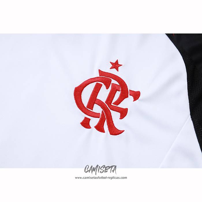 Chandal del Flamengo 2025-2026 Manga Corta Blanco - Pantalon Corto